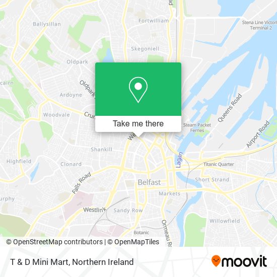T & D Mini Mart map