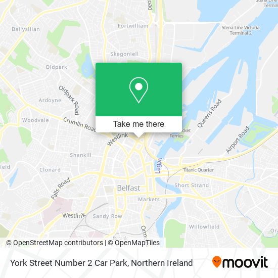 York Street Number 2 Car Park map