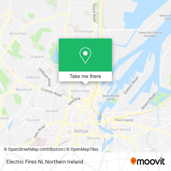 Electric Fires Ni map