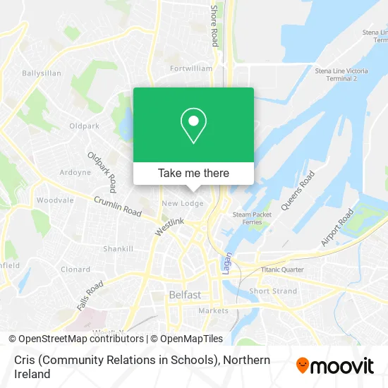 Cris (Community Relations in Schools) map