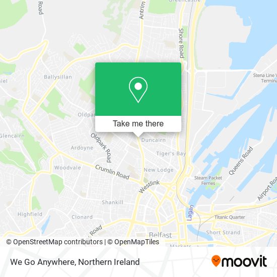 We Go Anywhere map