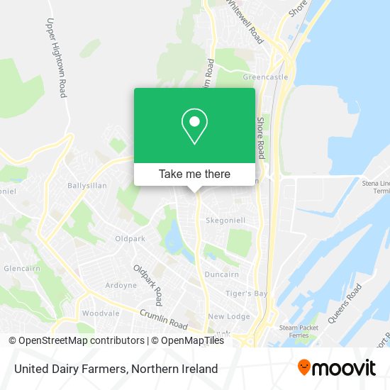 United Dairy Farmers map