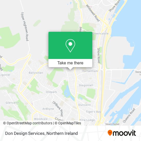 Don Design Services map