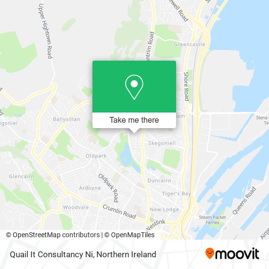 Quail It Consultancy Ni map