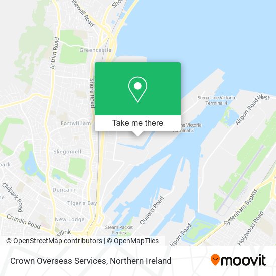 Crown Overseas Services map