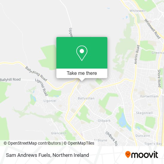Sam Andrews Fuels map