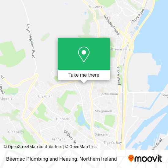 Beemac Plumbing and Heating map