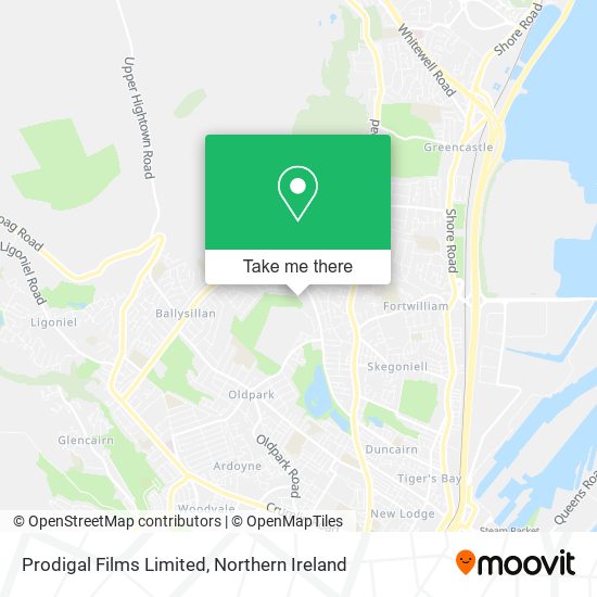 Prodigal Films Limited map