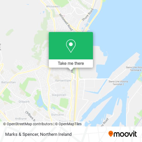 Marks & Spencer map