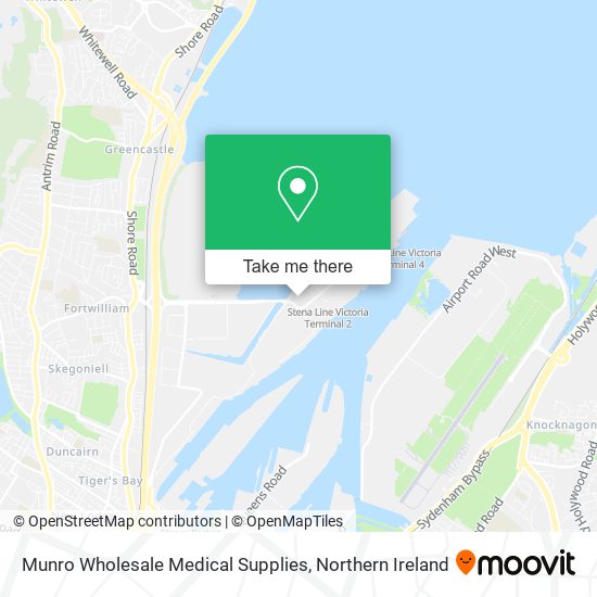 Munro Wholesale Medical Supplies map