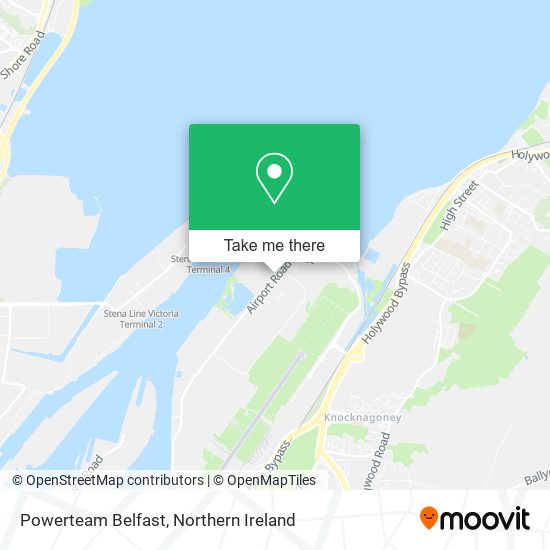 Powerteam Belfast map