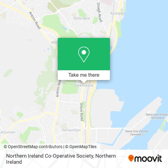Northern Ireland Co-Operative Society map