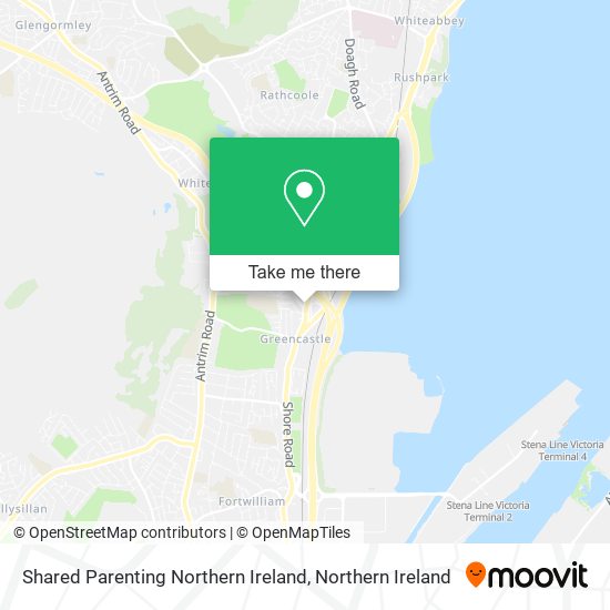 Shared Parenting Northern Ireland map