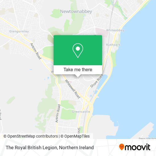 The Royal British Legion map