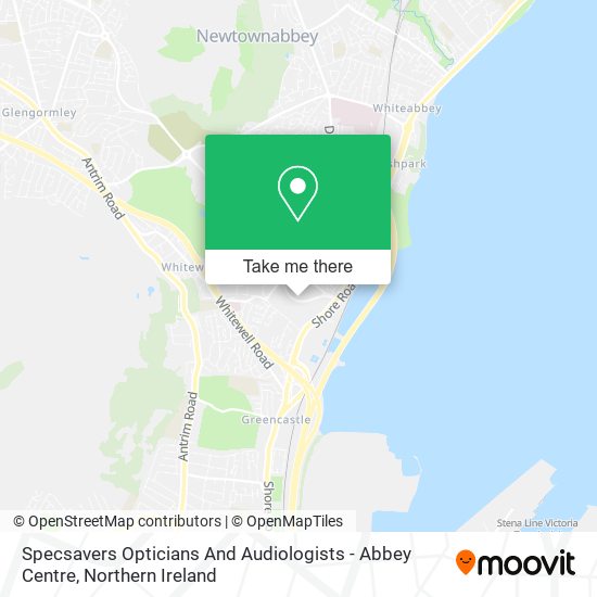 Specsavers Opticians And Audiologists - Abbey Centre map