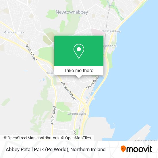 Abbey Retail Park (Pc World) map