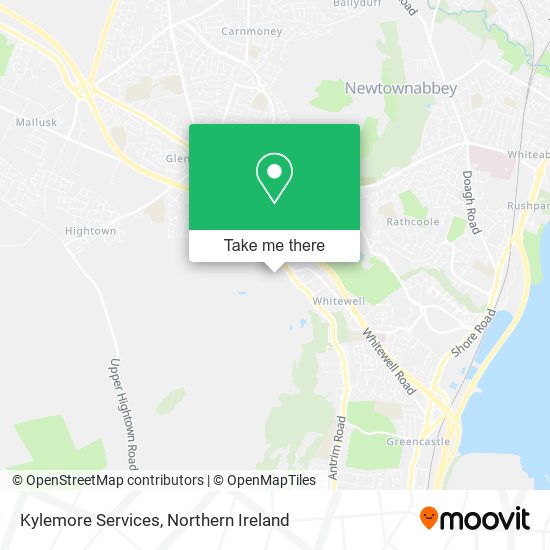 Kylemore Services map