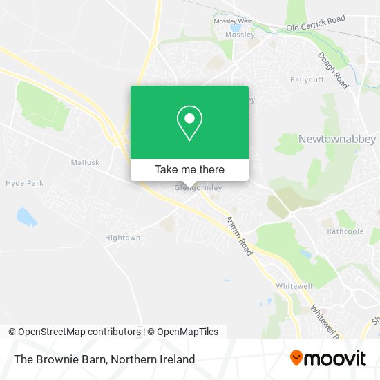 The Brownie Barn map