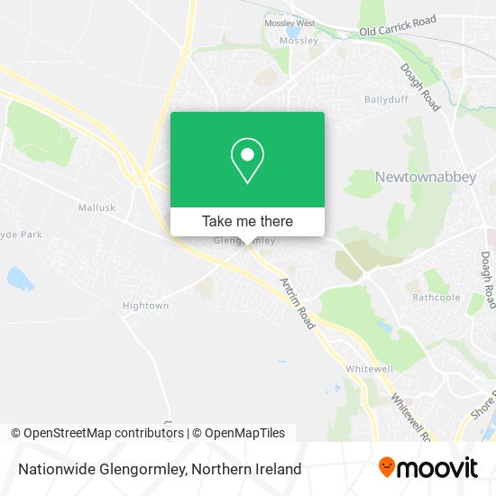 Nationwide Glengormley map