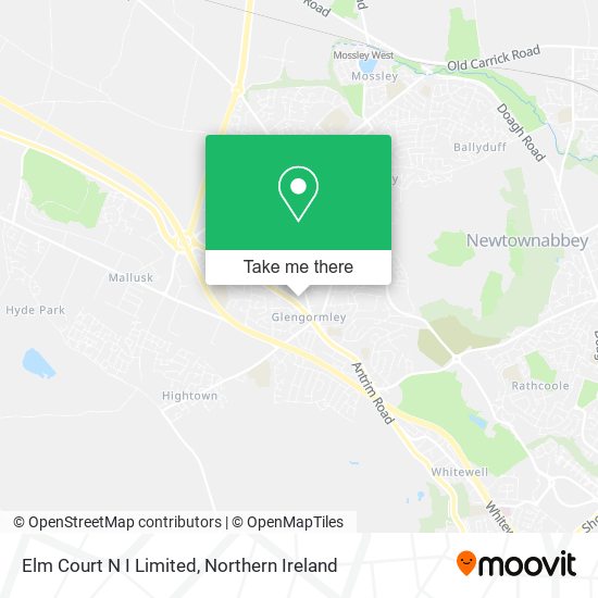 Elm Court N I Limited map