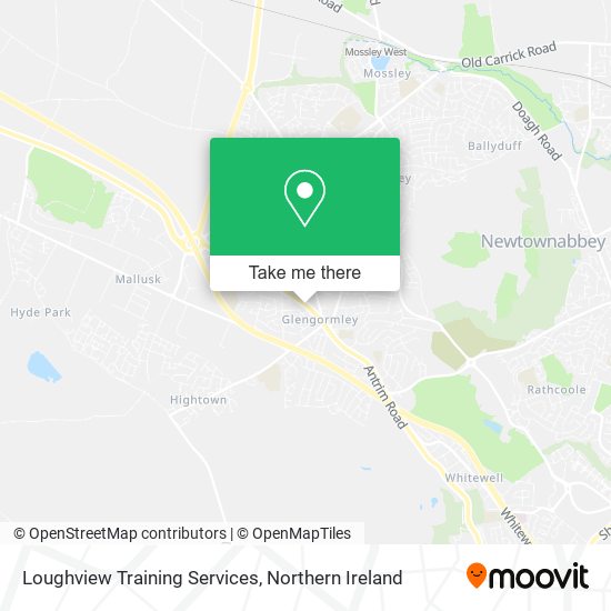 Loughview Training Services map