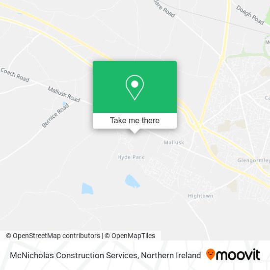 McNicholas Construction Services map