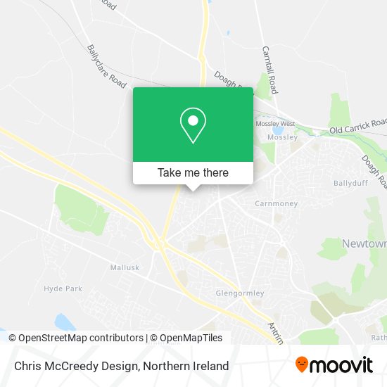 Chris McCreedy Design map