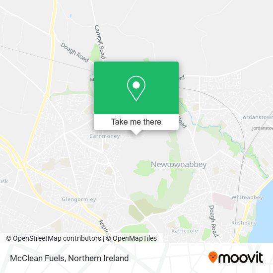 McClean Fuels map