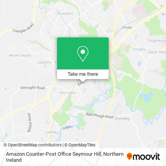 Amazon Counter-Post Office Seymour Hill map