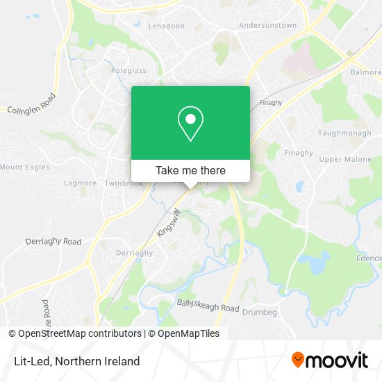 Lit-Led map