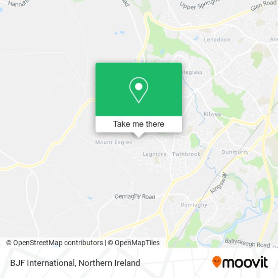 BJF International map