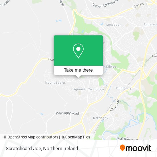 Scratchcard Joe map
