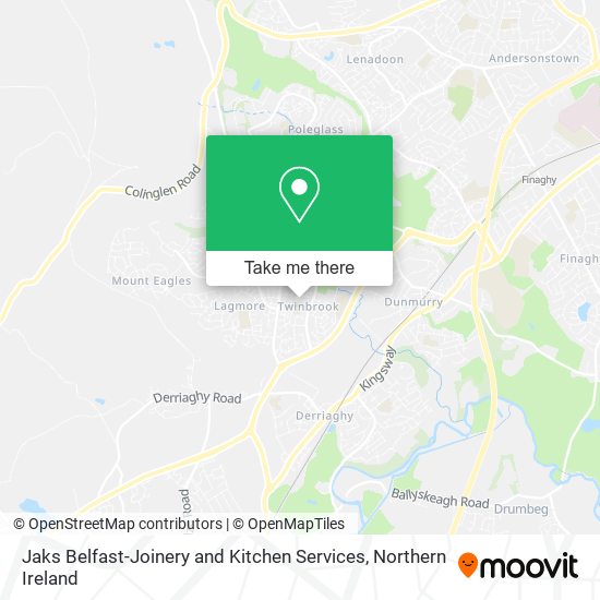 Jaks Belfast-Joinery and Kitchen Services map