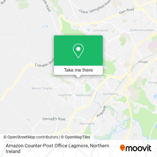 Amazon Counter-Post Office Lagmore map