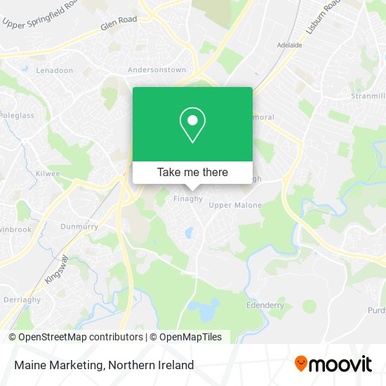 Maine Marketing map