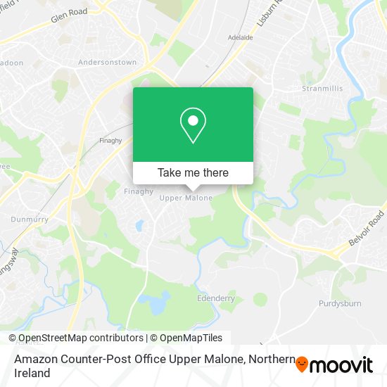 Amazon Counter-Post Office Upper Malone map