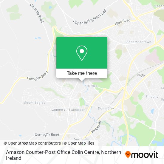 Amazon Counter-Post Office Colin Centre map