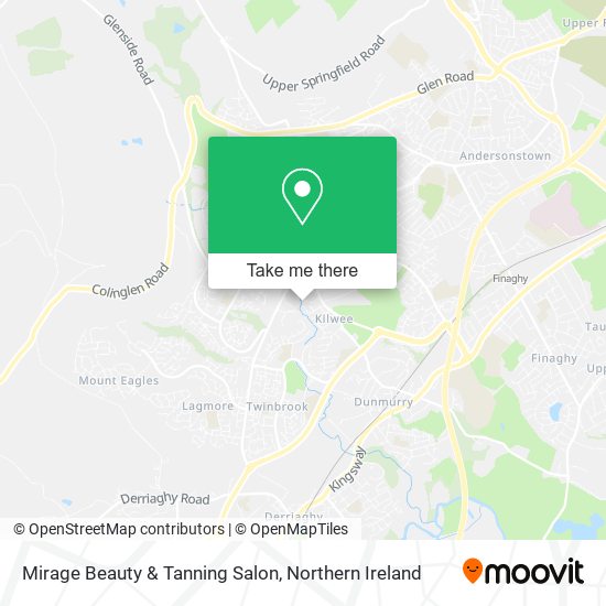 Mirage Beauty & Tanning Salon map