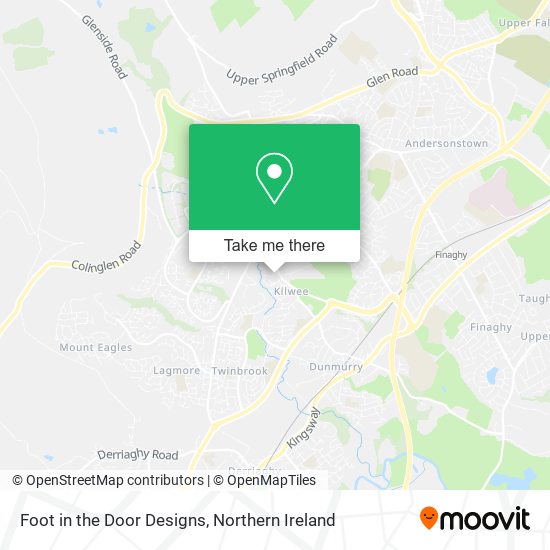 Foot in the Door Designs map