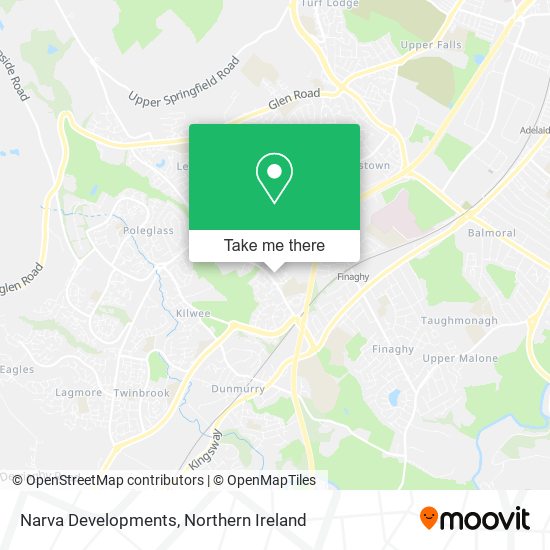 Narva Developments map