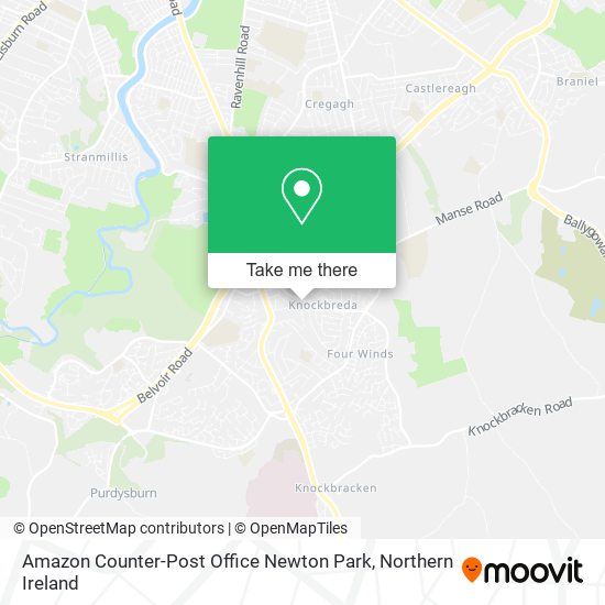 Amazon Counter-Post Office Newton Park map