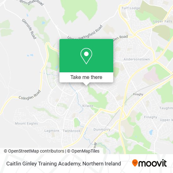 Caitlin Ginley Training Academy map