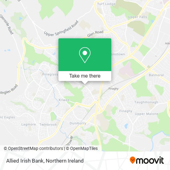 Allied Irish Bank map