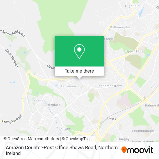 Amazon Counter-Post Office Shaws Road map