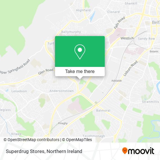 Superdrug Stores map