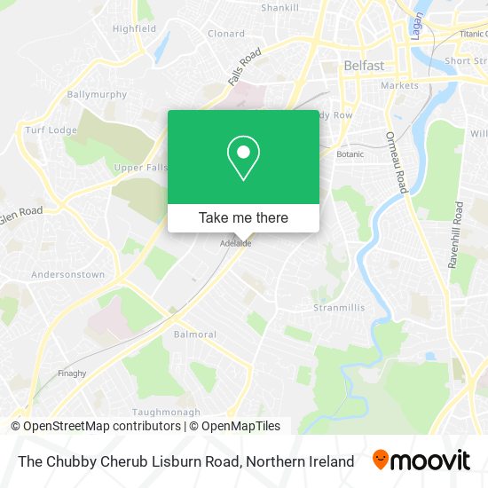 The Chubby Cherub Lisburn Road map