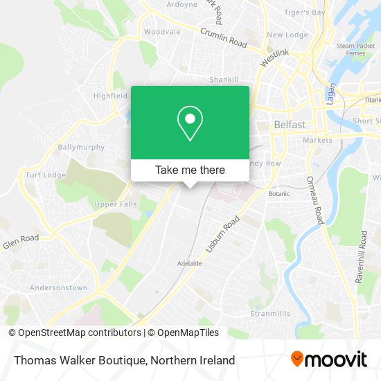 Thomas Walker Boutique map