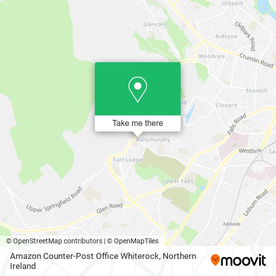 Amazon Counter-Post Office Whiterock map