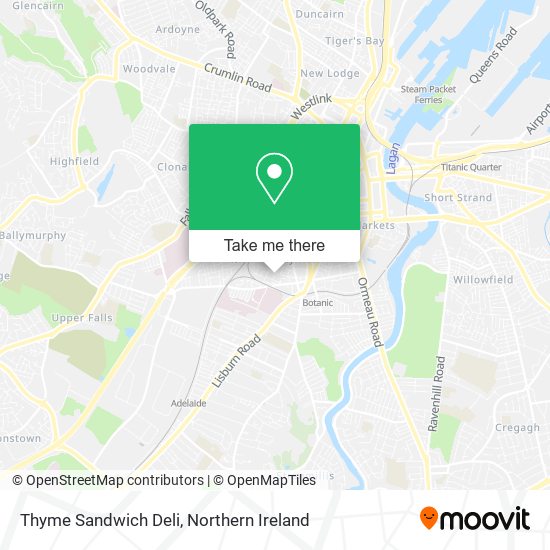 Thyme Sandwich Deli map