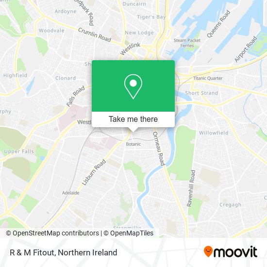 R & M Fitout map
